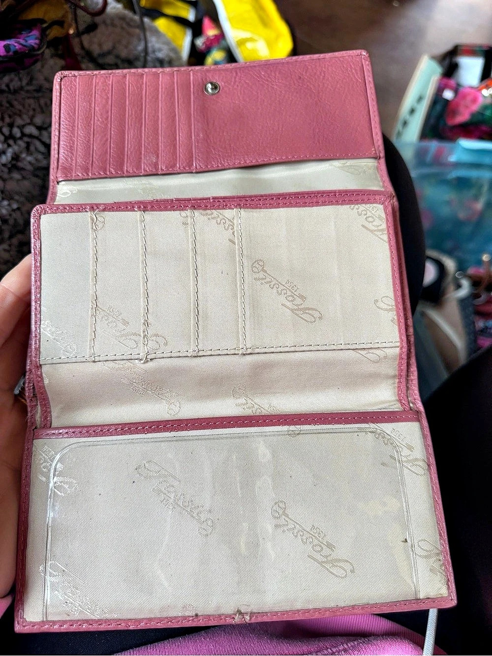 Fossil Pink Wallet - Picture 3 of 5